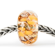 Trollbeads Oranje Bloesem glas kraal TGLBE-30078