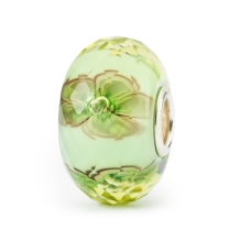Trollbeads Groen in Bloei glas kraal TGLBE-30080