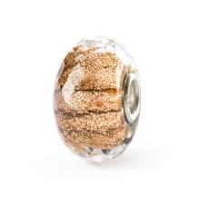 Trollbeads Chocolade en Knuffels glas kraal TGLBE-30122