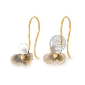 Trollbeads oorknoppen Bloemblaadjes Poëzie TAGEA-30004