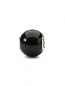 Trollbeads zwarte rode onyx kraal TSTBE-00024 zwart