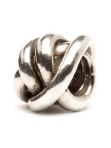 trollbeads kraal geluksknoop TAGBE-10049 zilver