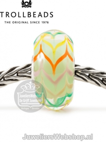 Trollbeads Belofte glas kraal TGLBE-20105