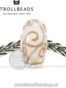 Trollbeads Onschuld glas kraal TGLBE-20110