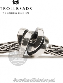 trollbeads kraal knoop van moed TAGBE-20220 zilver