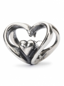 trollbeads kraal open je hart TAGBE-10202 zilver