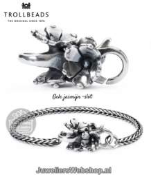 Trollbeads slot TAGLO-00047 jasmijn zilver