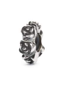 trollbeads stopper roos TAGBE-20186 zilver