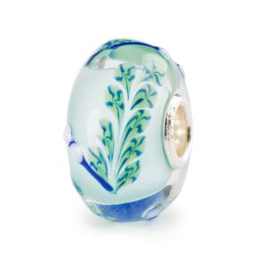Trollbeads Blauwe Wilg glas kraal TGLBE-20406