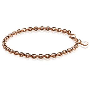 zinzi ZIA1153R armband ovale schakel rosegoud