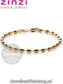 Zinzi Armband ZIA1126G Fantasie Ovaal zilver verguld