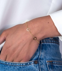 Zinzi armband hartjes ZIA1188G