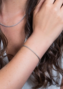 Zinzi ZIA1931 zilveren palmier armband 2mm breed