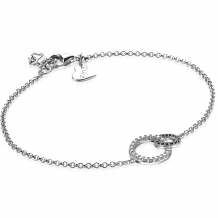Zinzi ZIA1987 Zilveren armband met cirkels
