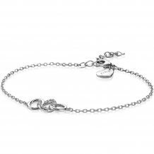 Zinzi ZIA2045 Zilveren armband met cirkels