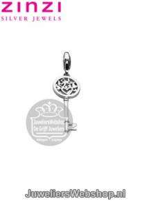 zinzi charms242 zilveren sleutel bedel