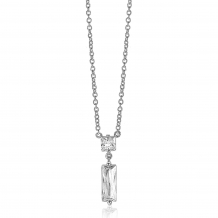 zinzi fantasie collier met zirkonia hanger ZIC2056