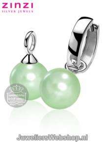 Zinzi Creoolhanger ZICH266M Parels Mintgroen