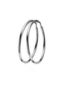 zinzi zio435 creolen zilver glad