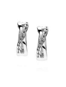 zinzi klapcreolen zio1570 zilver cross-over