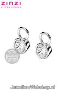 zich1486 wit zinzi creoolhangers