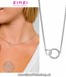 zinzi ketting met cirkels zic1782