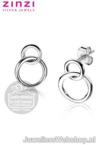 zinzi oorknoppen zio1278 zilver
